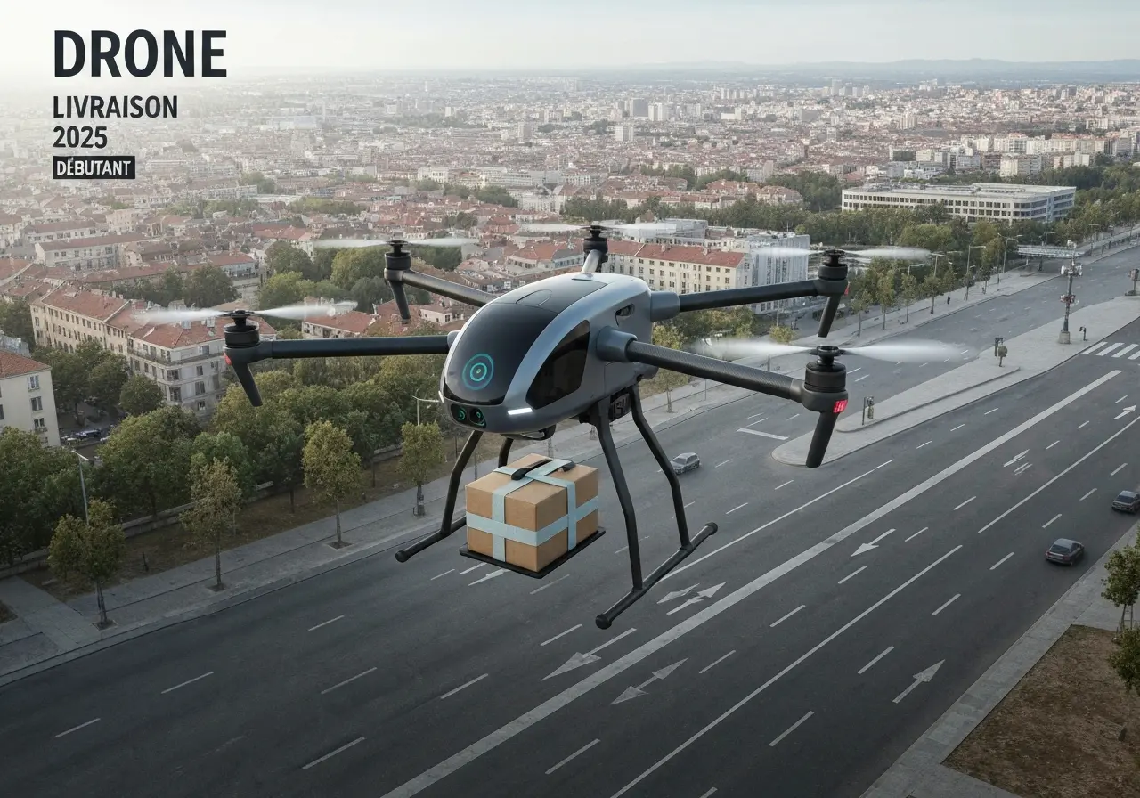 Drone Livraison 2025 Débutant : Guide Complet pour Débuter en Aérien
